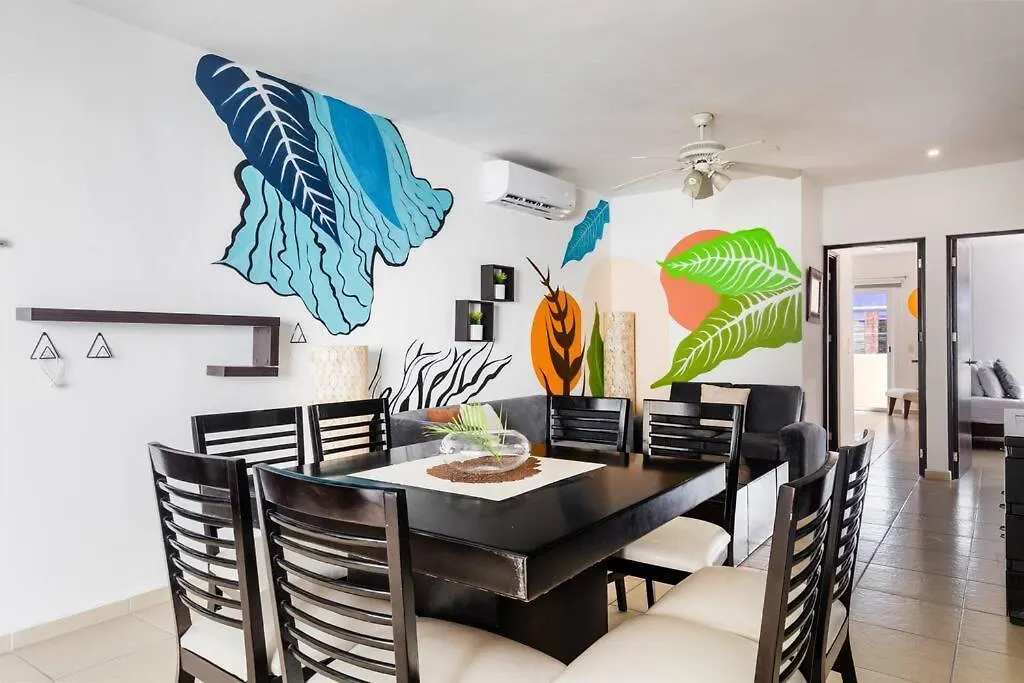 Spacious 2 Bedroom And Big Terrace Condo In Centro Playa del Carmen 0*,  Mexico