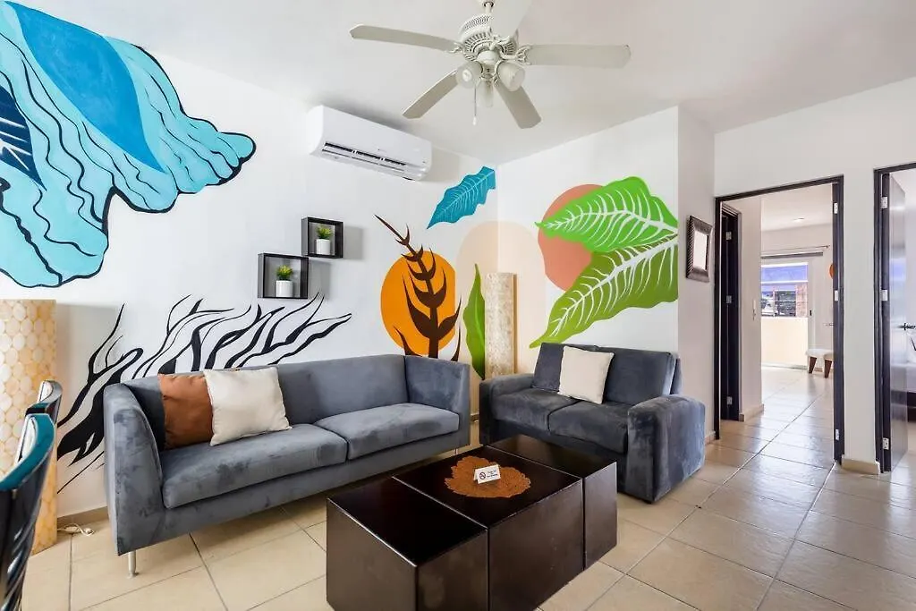 Apartment Spacious 2 Bedroom And Big Terrace Condo In Centro Playa del Carmen